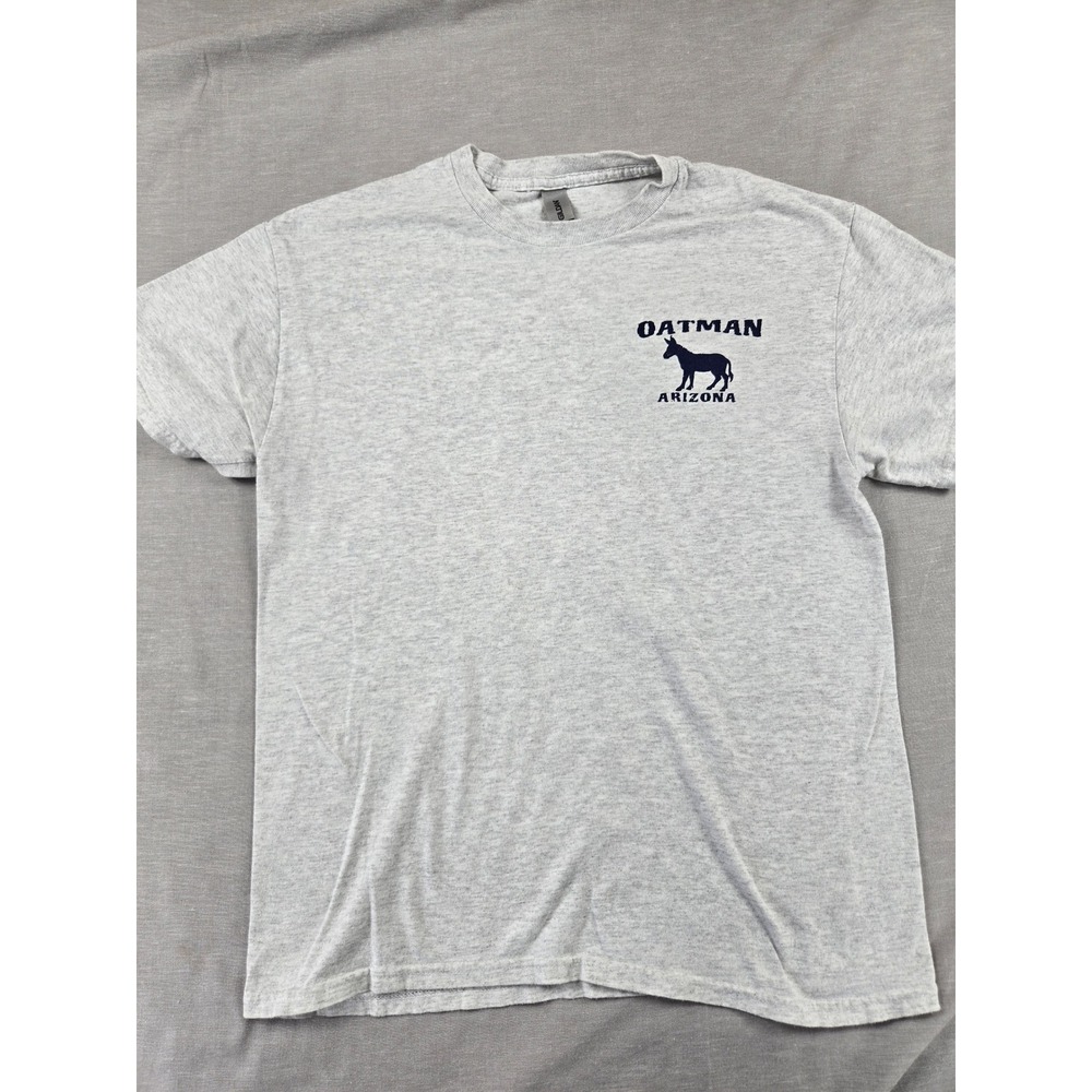 Gildan Mens Oatman Arizona Donkey‎ Cactus Graphic T-Shirt Grey Medium M 2406